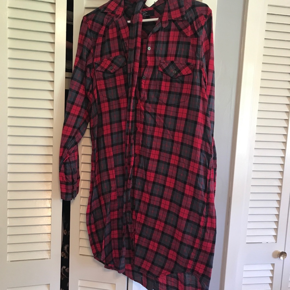 Plaid gap dress